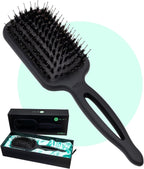MINT Mizu Waterproof Boar Bristle Detangling Paddle Hair Brush
